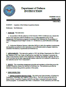 Dod 5000 2 Acquisition Chart