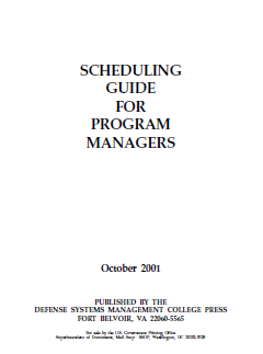 Scheduling Guide for Porgram Managers